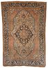 Mohtasham Kashan, Persia, ca. 1880; 6 ft. 8 in. x 4 ft. 5 in.