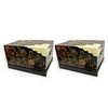 Pair of Japanese Lacquered Trunks