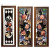 Three (3) Vintage Stained Glass Windows