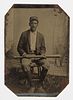 Tintype of Seated Batter