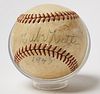 Babe Ruth Signed Baseball - 1948