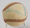 Baseball Signed by Joe DiMaggio