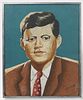 Embroidered JFK Portrait