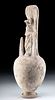 Lovely Canosan Pottery False Amphora w/ Woman