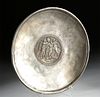 Published Roman Silver Plate w/ 2 Nikes Crowning Eagle