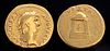 Roman Imperial Gold Nero Aureus - Rare to Find!