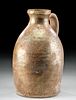 2nd C. Parthian Glazed Pottery Jug Gorgeous Iridescence