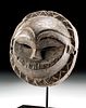 19th C. Nigerian Eket Circular Wood Mask