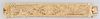14K Yellow Gold Flat Mesh Bracelet, the top with elaborate floral engraving, H.- 1 1/16 in., W.- 6 7/8 in., D.- 1/8 in., Wt.- 2.01 T...
