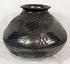 Casas Grandes Blackware Pottery Jar Signed Dora Qu