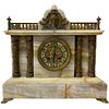 French Empire Onyx And Bronze Mantle Clock