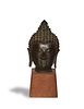 Southeast Asian Head of a Bronze Buddha