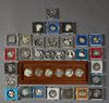 Mardi Gras- Group of 36 Sterling Silver Doubloons, consisting of Rex- 1968, 1969, 1970, and 1973; Alla- 1966; Comus- 1967, 2-1968, 2...
