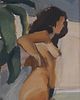MATTHEW FEINMAN, Oil on Panel, Female Nude