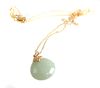 14K Yellow Gold Jade Necklace