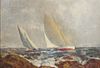 W.S. BARRETT, Oil Painting, Sailboats