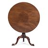 A Chippendale Tilt Top Table in Mahogany