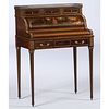 A Louis XVI-style Ladies' Roll Top Writing Desk
