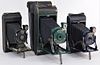 Lot of 3 Kodak Folding Cameras #9