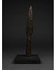 MEDIEVAL VIKING PERIOD IRON SPEAR ON STAND
