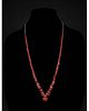 VIKING CORAL BEADED NECKLACE