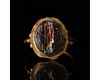 ROMAN GOLD RING WITH GLASS INLAY