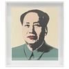 ANDY WARHOL. Mao - Yellow. Con sello en la parte posterior "Fill in your own signature" Serigrafía Publicada por Sunday B. Morning.