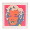ANDY WARHOL. II.22 : Marilyn Monroe. Con sello en la parte posterior "Fill in your own signature" Serigrafía. Por Sunday B. Morning.