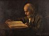 Eastman Johnson (American, 1824-1906)      Old Man Reading