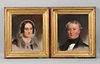 Thomas Sully (American, 1783-1872)      William Platt and Maria Taylor Platt: A Pair of Portraits