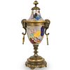 French Bronze Mounted Porcelain Urn