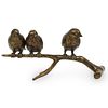 Birds Perched On a Branch Bronze