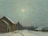 Bruce Crane (American, 1857-1937)      Winter Moonlight