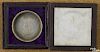 1876 Centennial Commemorative So-Called dollar medal, in its original case, 1 1/2'' dia.
