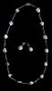 Baroque Pearl Necklace, Earrings