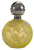 English Cameo Glass Cologne Bottle