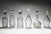 Waterford Manner & Other Crystal/Glass Decanters,6