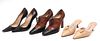 Manolo Blahnik Assorted Shoes, Size 38, 3 Pairs