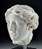 Late Hellenistic / Early Roman Marble Head of Venus