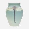 Carl Schmidt for Rookwood Pottery, Vellum vase with dragonflies