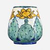 Marie Ross for Newcomb College Pottery, Early vase with cactus blossoms