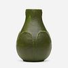Grueby Faience Company, vase with leaves and buds