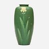 Grueby Faience Company, vase with irises