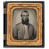 Ninth Plate Ambrotype of Confederate Soldier Possibly from Georgia