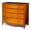 Pennsylvania Federal bowfront chest of drawers