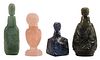 Four Natural Stone Carved Perfume