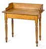 Sheraton painted pine dressing table, 19th c.