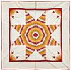 Lone star quilt, late 19th c.
