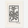 Keith Haring, Untitled (door)