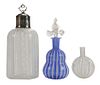 Three “Venetian” Type Glass Perfume